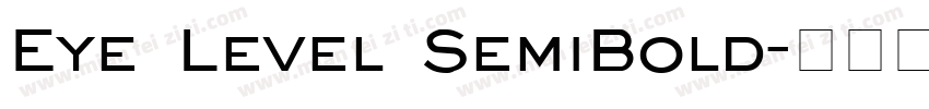 Eye Level SemiBold字体转换